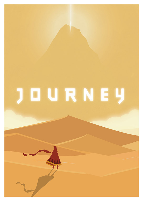 Journey Poster - Inspired by Playstation Indie Video Game – MANY SIZES ...