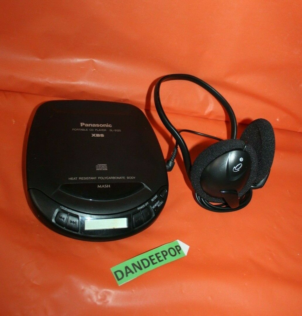 Vintage Panasonic Portable CD Music Player SL-5120 XBS - CD Players