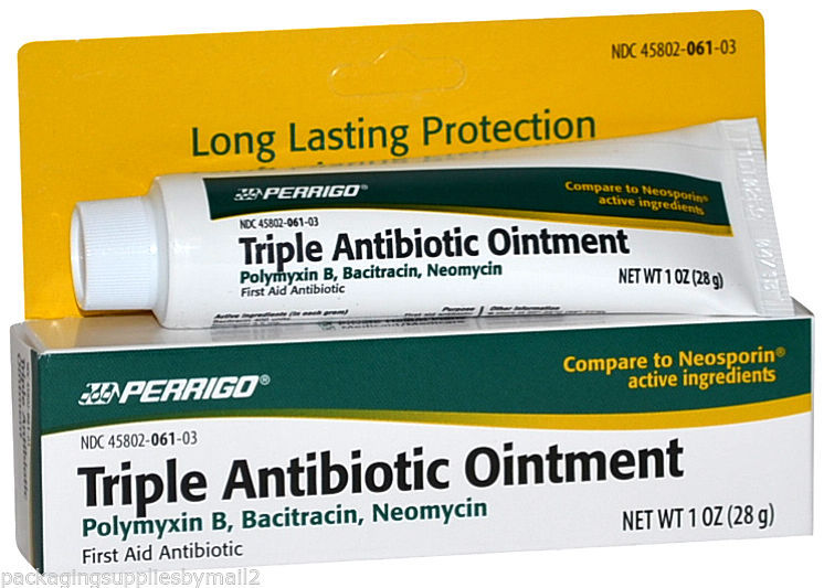 Triple Antibiotic Ointment scrapes and burns 1 oz. Tube MS60780