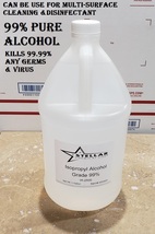 Isopropyl Alcohol 99% 1 Gallon Sanitizer anything, Disinfectant Kill 99.99% Germ
