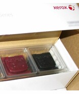 AUTHENTIC GENUINE MAGENTA &amp; BLACK SOLID INK STICKS FOR XEROX COLORQUBE 8... - $135.77