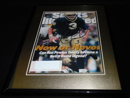 Ron Powlus Signed Framed 1996 Sports Illustrated Magazine Cover Notre Dame