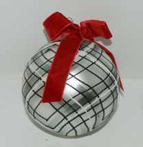 Ganz midwest Gifts MX 176443 Large Plaid Christmas Ornaments Set of 6 Assorted image 6
