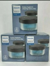 Philips Norelco Quick Clean Pod Cartridge Lot Of 3. - $27.71