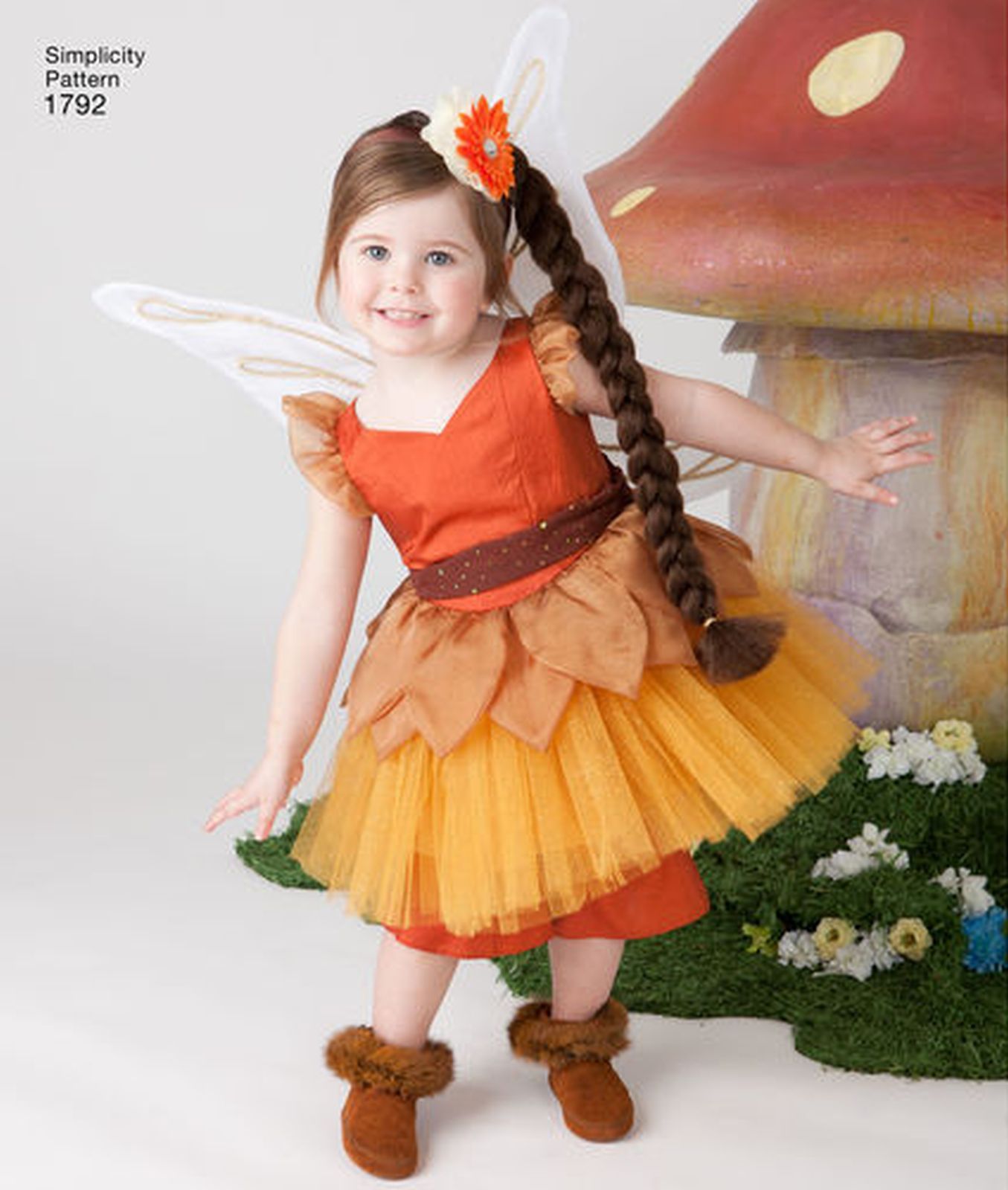 Toddler Disney Fairies Pixie Tinker Bell Fawn Rosetta Sew Costume