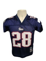 Reebok New England Patriots Corey Dillon #28 Kids Small Size 8 Blue Jersey - $39.59