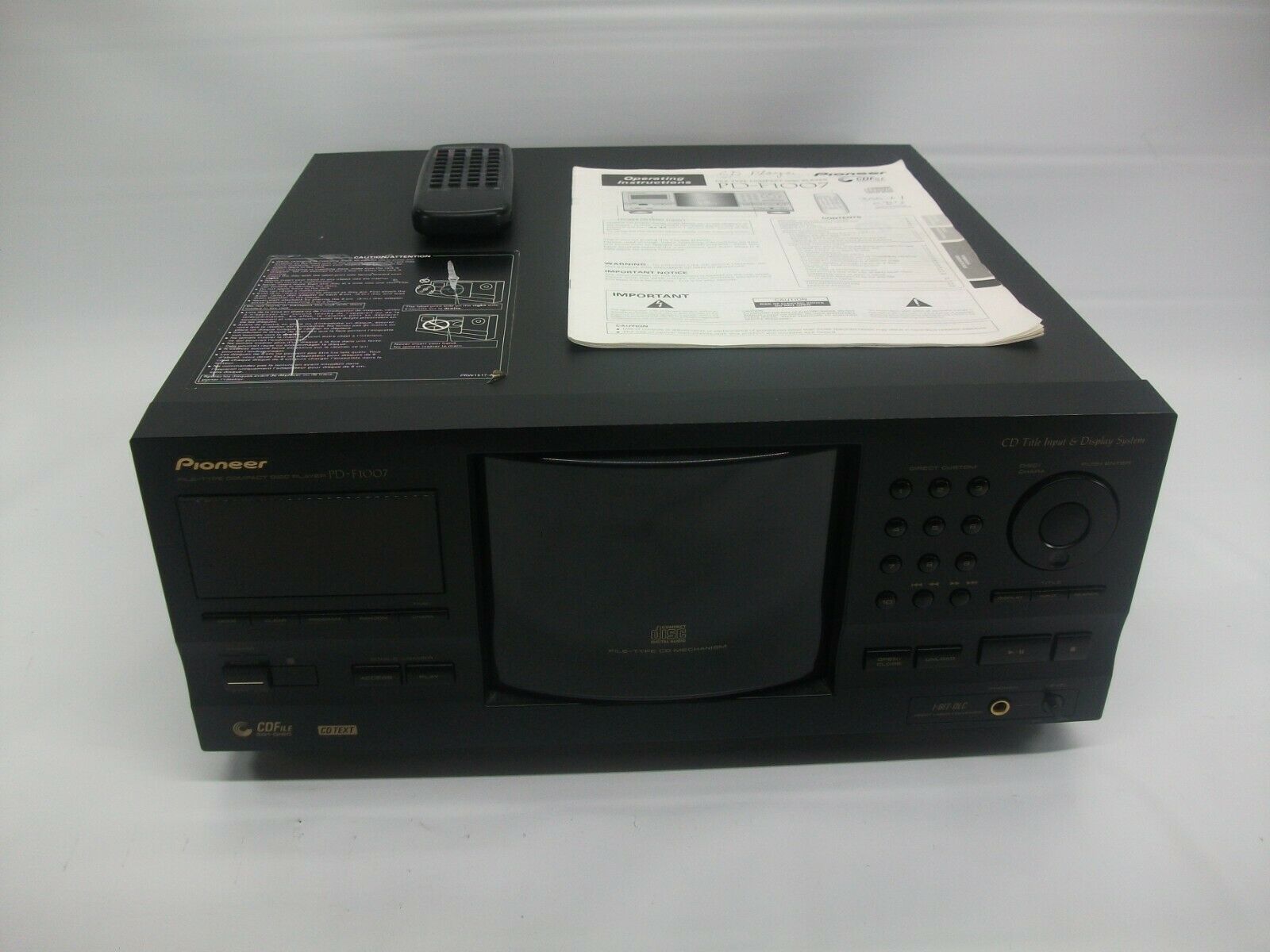 Used Pioneer PDF1007 CD players for Sale