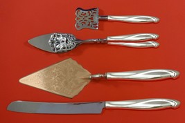 Silver Sculpture by Reed and Barton Sterling Silver Dessert Serving Set ... - $296.01