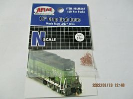 Atlas # BLMA67 15" Drop Grab Irons .007 Wire 60 Per Pack N-Scale image 6