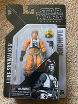 Star Wars Black Archive Series Luke Skywalker Pilot 6" Figure Nib - $24.74