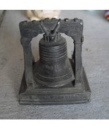 Vintage 1926 Pot Metal Liberty Bell Figurine 3&quot; Tall  LOOK - $44.55