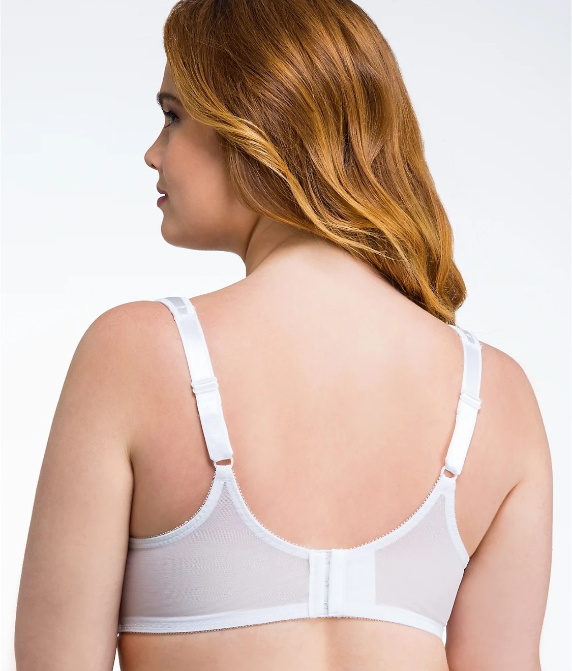 Bali WHITE Satin Tracings Minimizer Underwire Bra, US 46DD, UK 46DD Bras & Bra Sets