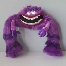 Disney Monsters Inc University Art Purple Bendable Stuffed Plush Animal - $13.36