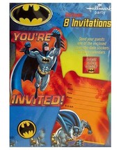 Batman Heroes and Villains Save The Date Birthday Party Invitations 8 Per Pkg - $3.95