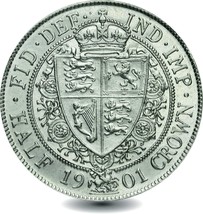 1901 Last Queen Victoria Silver Crown - $189.00