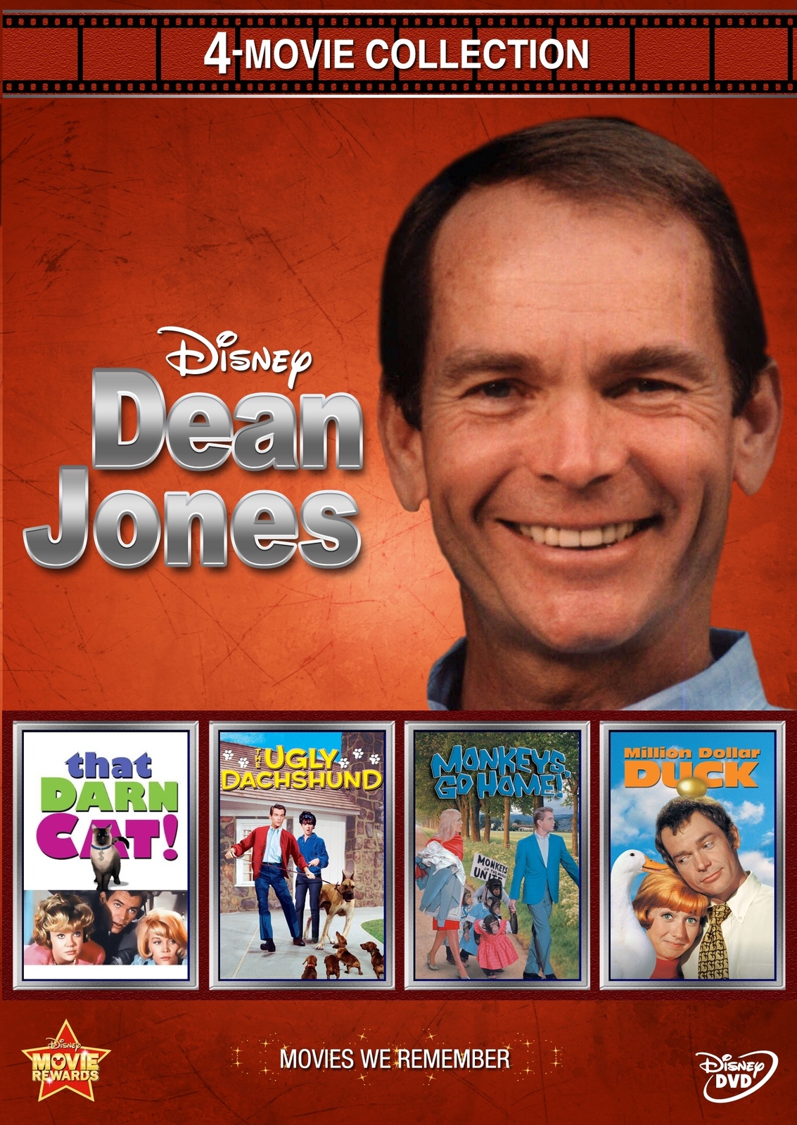 Disney Dean Jones 4-Movie Collection DVD: That Darn Cat, Monkeys Go ...