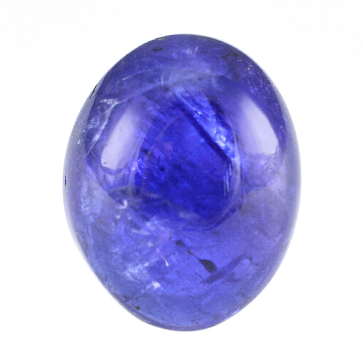 19.25 carat Tanzania Dark Blue Tanzanite Gemstone Oval Cabochon - Tanzanite