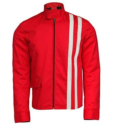Primary image for King of Rock Elvis Presley Speedway Winter Red Retro Rockstar Cotton Warm Jacket