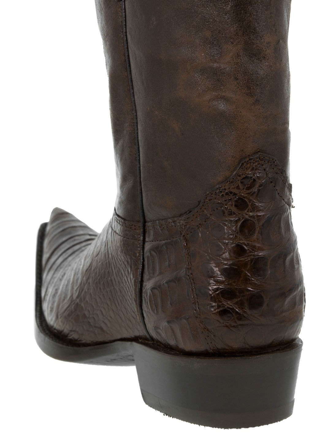 Cowboy Professional Mens Crocodile Belly Skin Leather Western Cowboy Boots J Toe