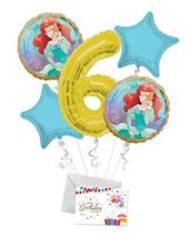 Princess Ariel (Little Mermaid) Once Upon A Time Happy Birthday Balloon Bouquet  - $14.84