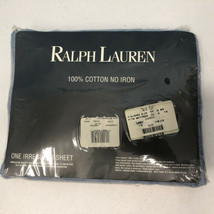 Ralph Lauren Chambray Blue * Twin Flat Sheet * One Irregular Sheet Sealed - $25.73