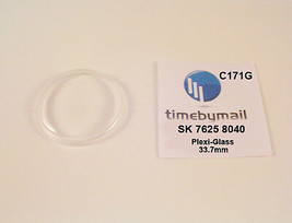 New Watch Crystal For Seiko 7625 8040 Sportsmatic Plexi-Glass Spare Part C171G - $19.36