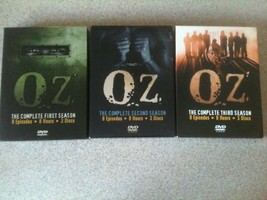 Oz: Season 1, 2 & 3 DVD Lot. VG, First, Second, Third. HBO, J.K. Simmons - $11.75