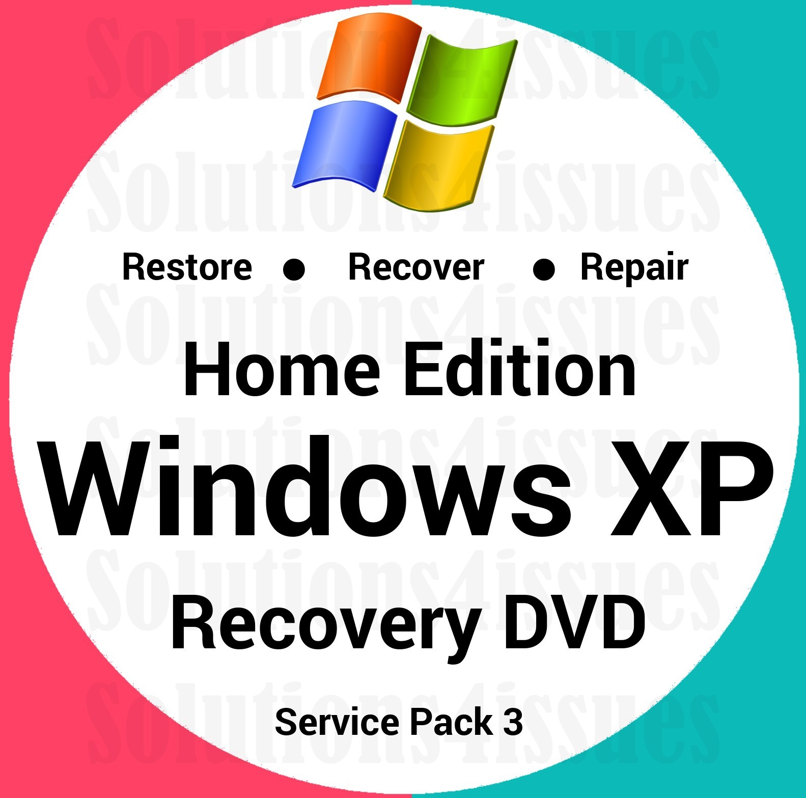 Primary image for Windows Xp Home 32 Bit Recovery Reinstall Boot Restore DVD Disc Disk