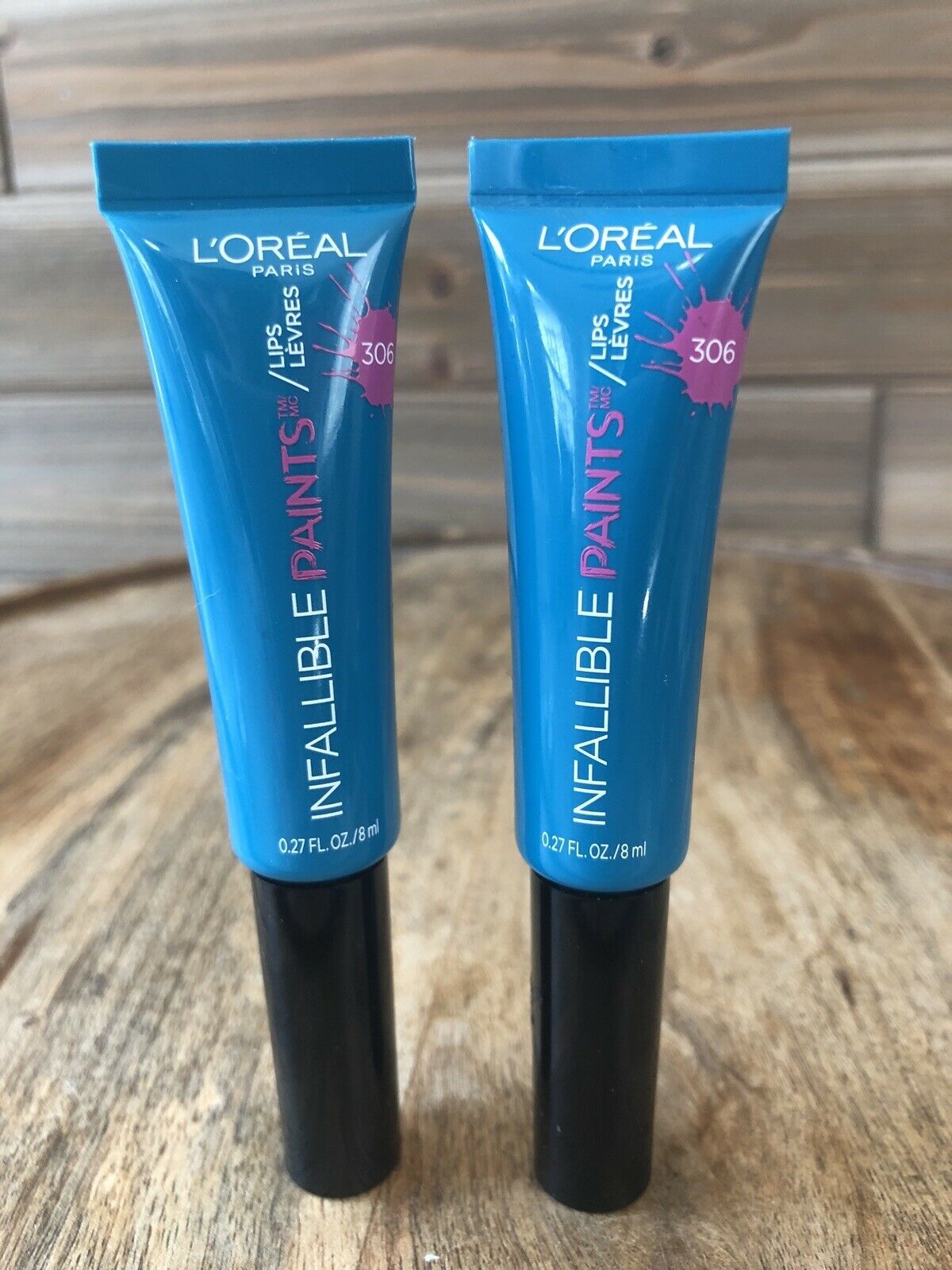Primary image for (2) L'Oreal Paris Infallible Paints Lip Color LipStick #306 Domineering Teal