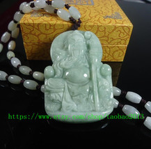 Free shipping -----Natural crater a cargo Jade Guan Gong pendant lucky male mode - $38.99