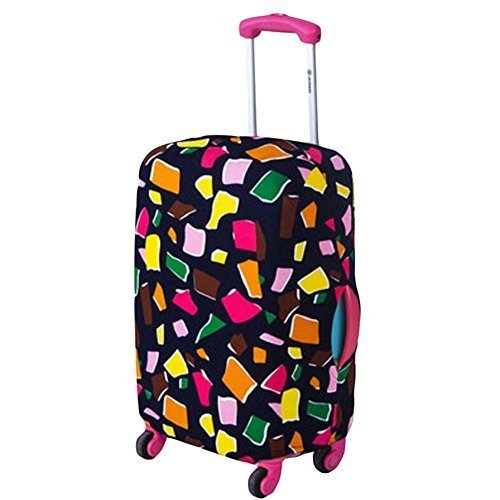 George Jimmy Irregular Colorful Luggage Cover Fashion Suitcase Protector Decor