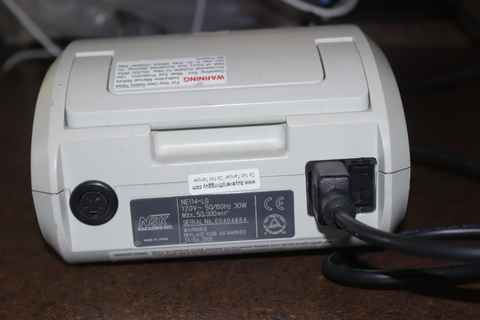 NAKANISHI NSK Z500 Brushless Motor, Dental Laboratory Handpiece Console