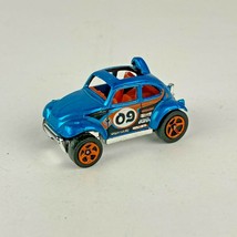 Hot Wheels Volkswagen Beetle 1983 Diecast Car Blue #09 - $7.99
