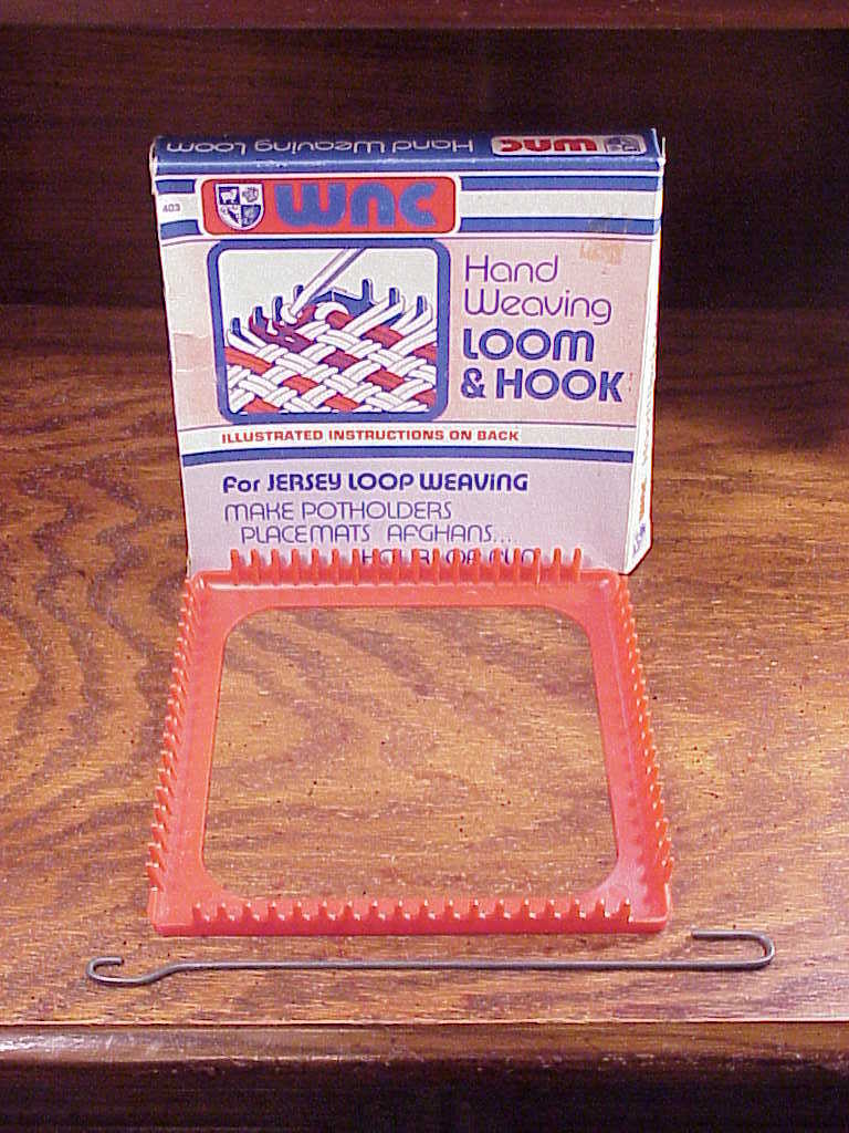 WNC Hand Weaving Loom and Hook, no. 403, for Jersey Loop Weaving