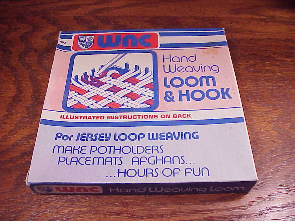 WNC Hand Weaving Loom and Hook, no. 403, for Jersey Loop Weaving