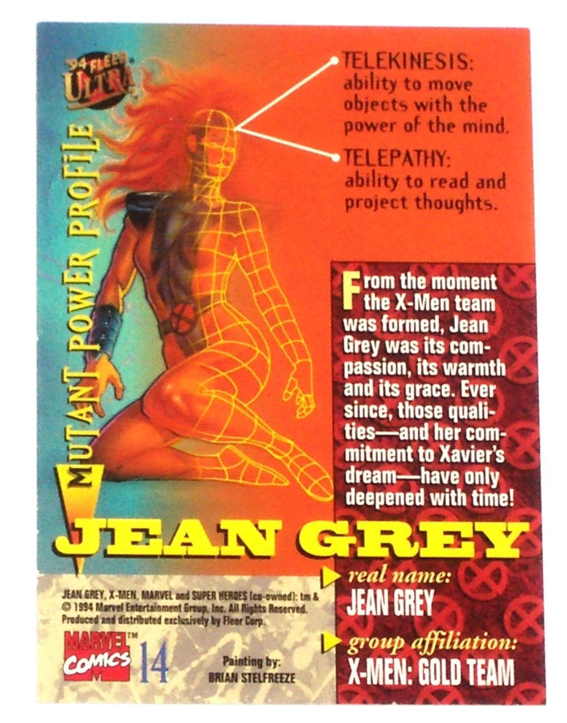 JEAN GREY '94 Fleer Ultra X-Men Super Heroes and 50 similar items