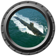USS Jimmy Carter - Porthole Wall Decal - $14.00