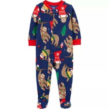Carter's Baby Boy 1-Piece Christmas Sloth Pajamas , Blue, 12M - $17.63