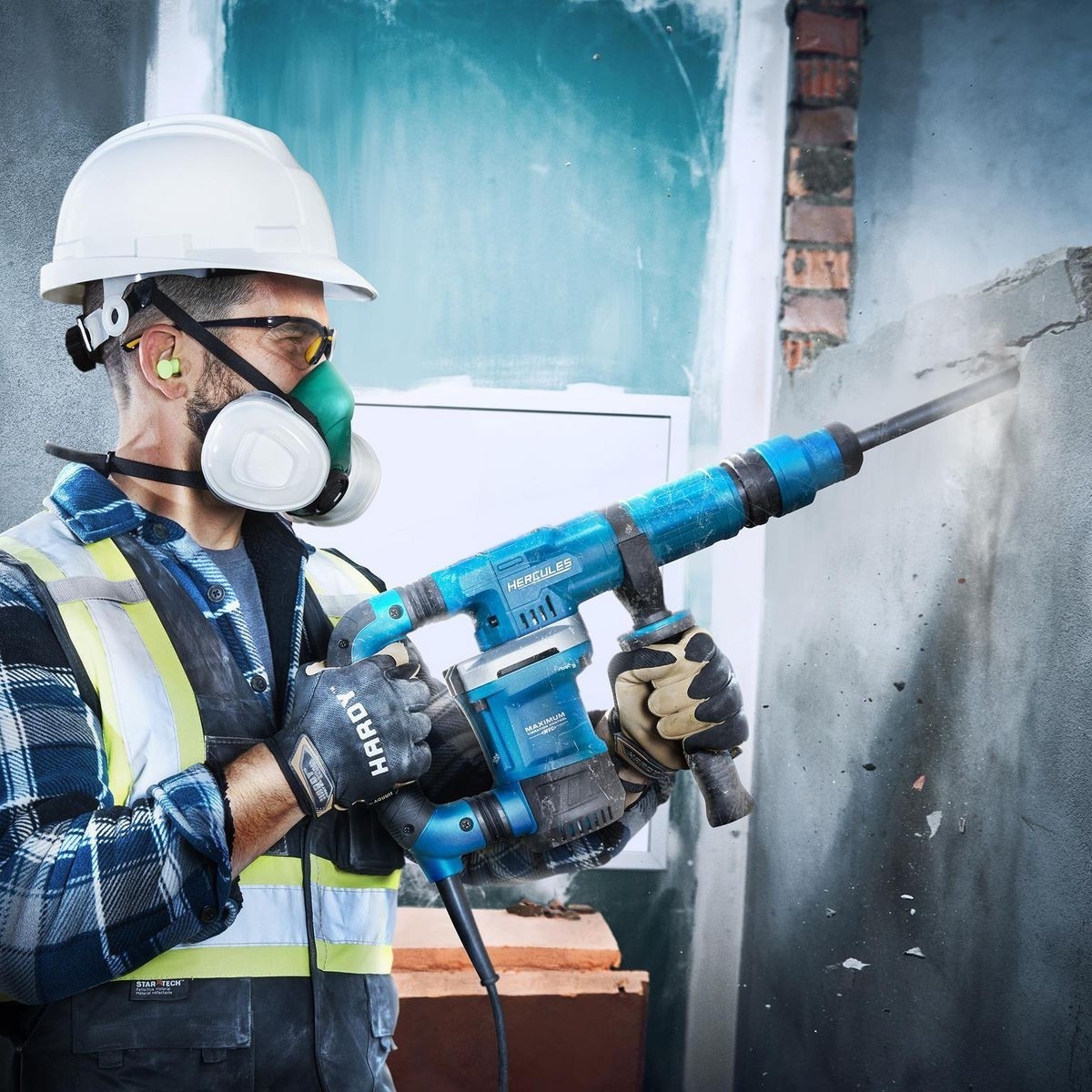 HERCULES 10 Amp 12 Lb. SDS MaxType Demo Hammer Hammer Drills