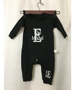 Designer Elio Mikael One-Piece Baby Knit Romper Jumper  3-6 mos.Black  W... - $21.53
