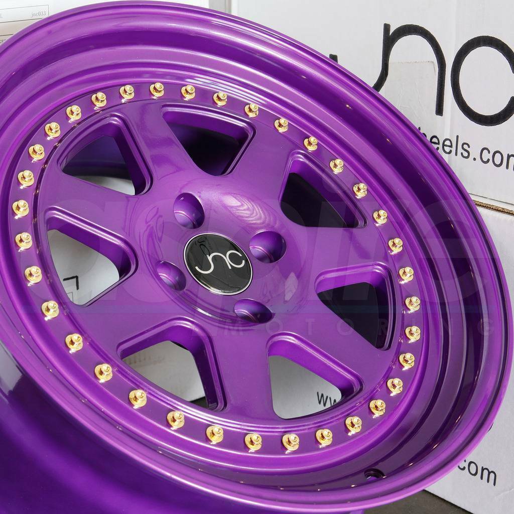 One 17x9 JNC 048 JNC048 5x114.3 25 Candy Purple. Wheel New - Wheels