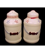 Shawnee Pottery Milk Can Salt &amp; Pepper Shakers Vintage 1940s Collectible - $19.95