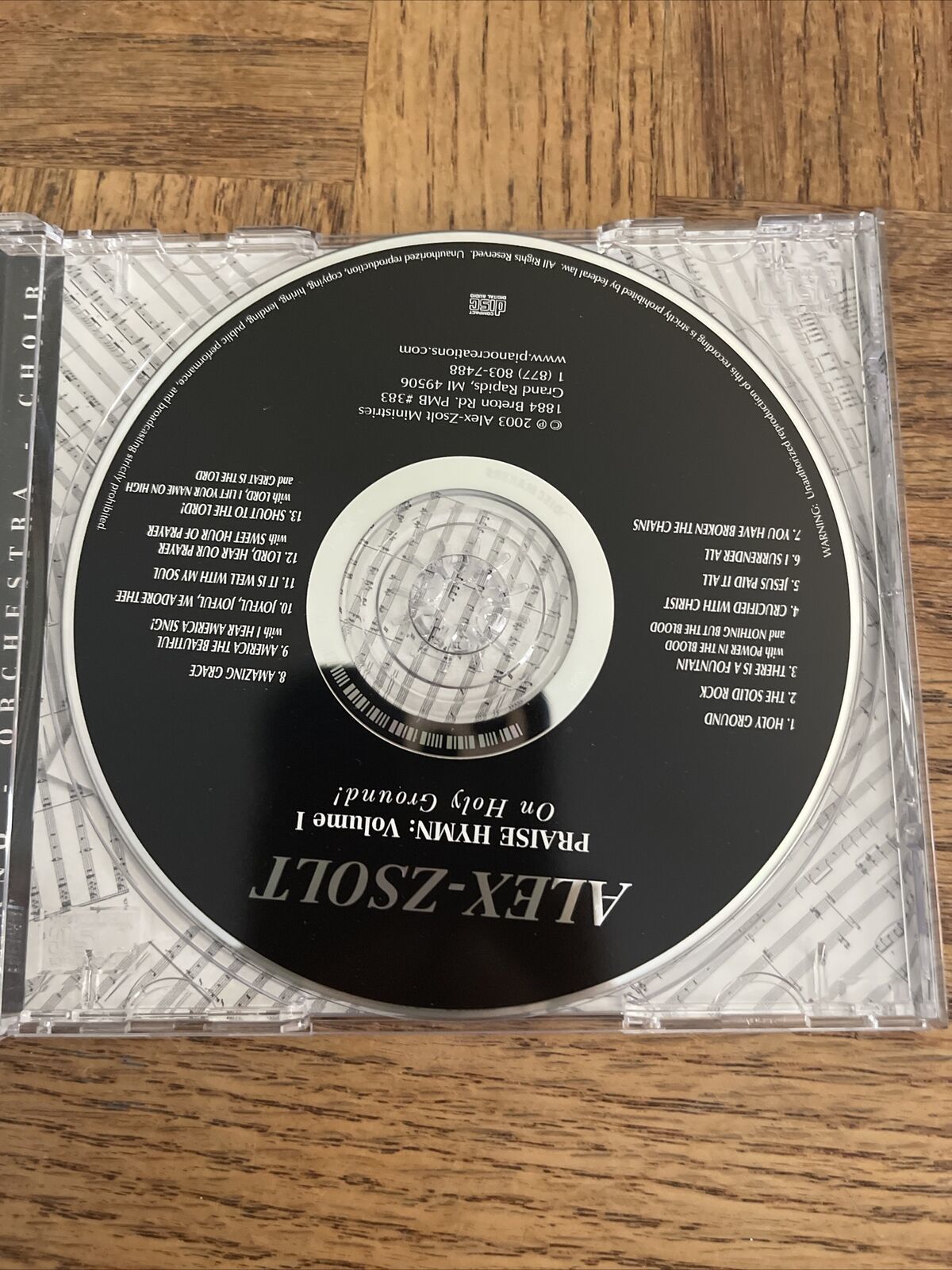 Alex Zsolt Praise Hymn Autographed Cd - Cds