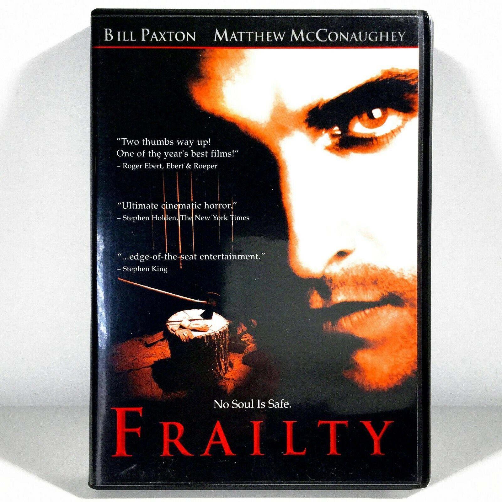 Frailty (DVD, 2001, Widescreen) Like New ! Bill Paxton Matthew