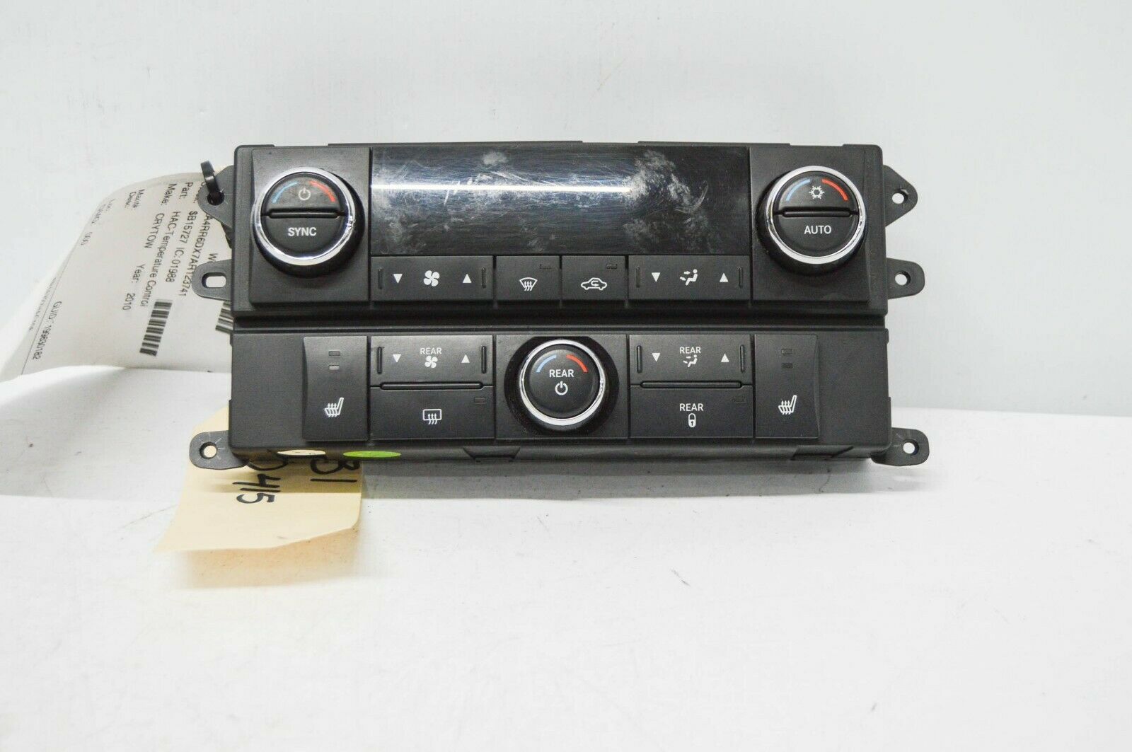 20082010 Chrysler Town and country OEM Climate Control Temp A/C Heater