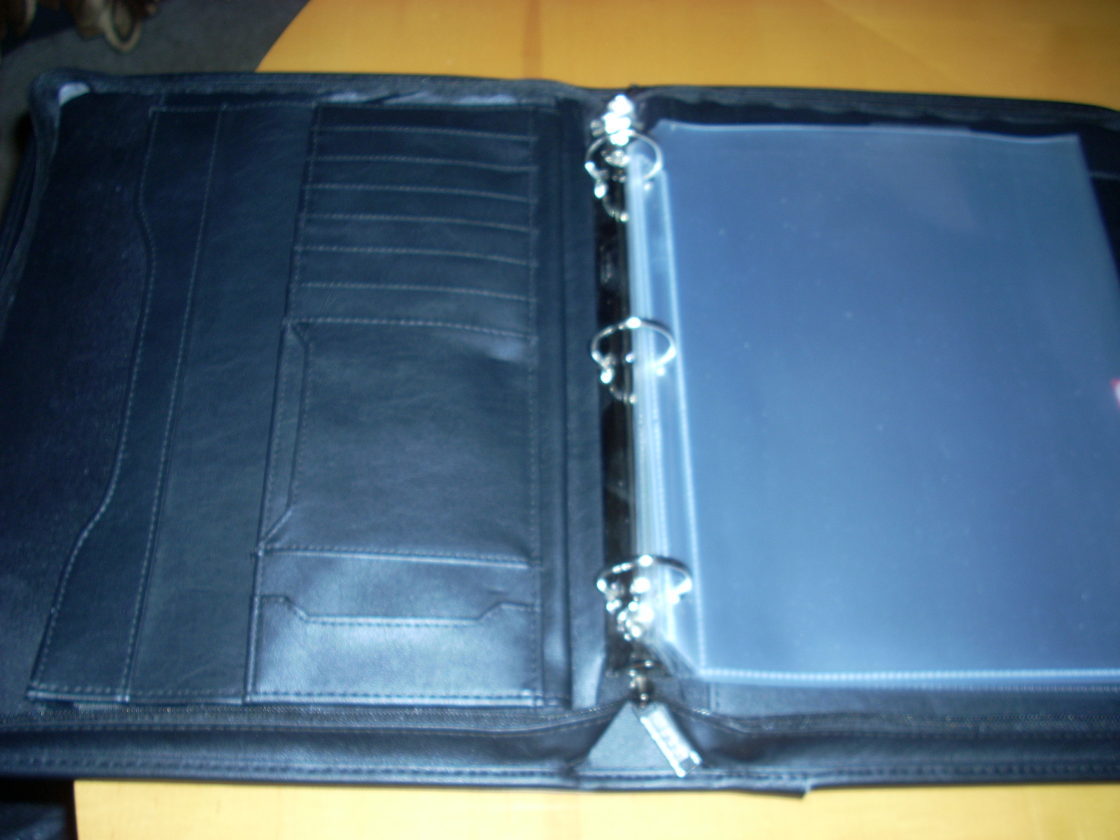 Simulated Leather Leeds 3RING BINDER FOLDER PORTFOLIO ORGANIZER