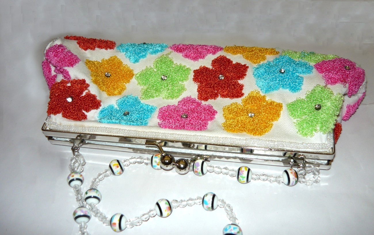 Beaded Embroidered Rhinestone Handbag/Clutch Purse Handbags & Purses