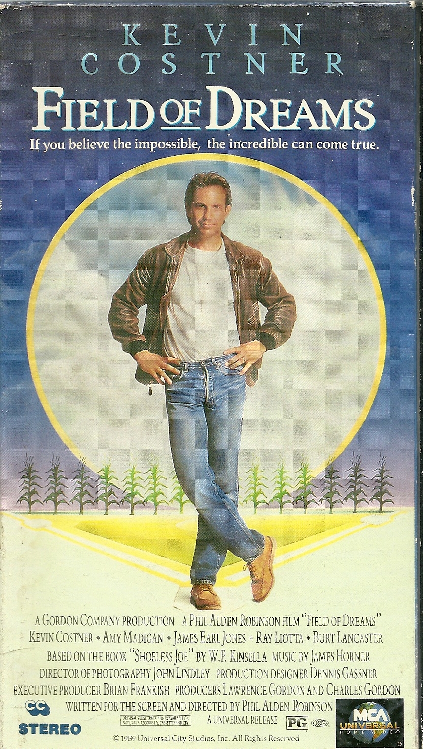Field Of Dreams VHS Kevin Costner James Earl Jones Amy Madigan Burt