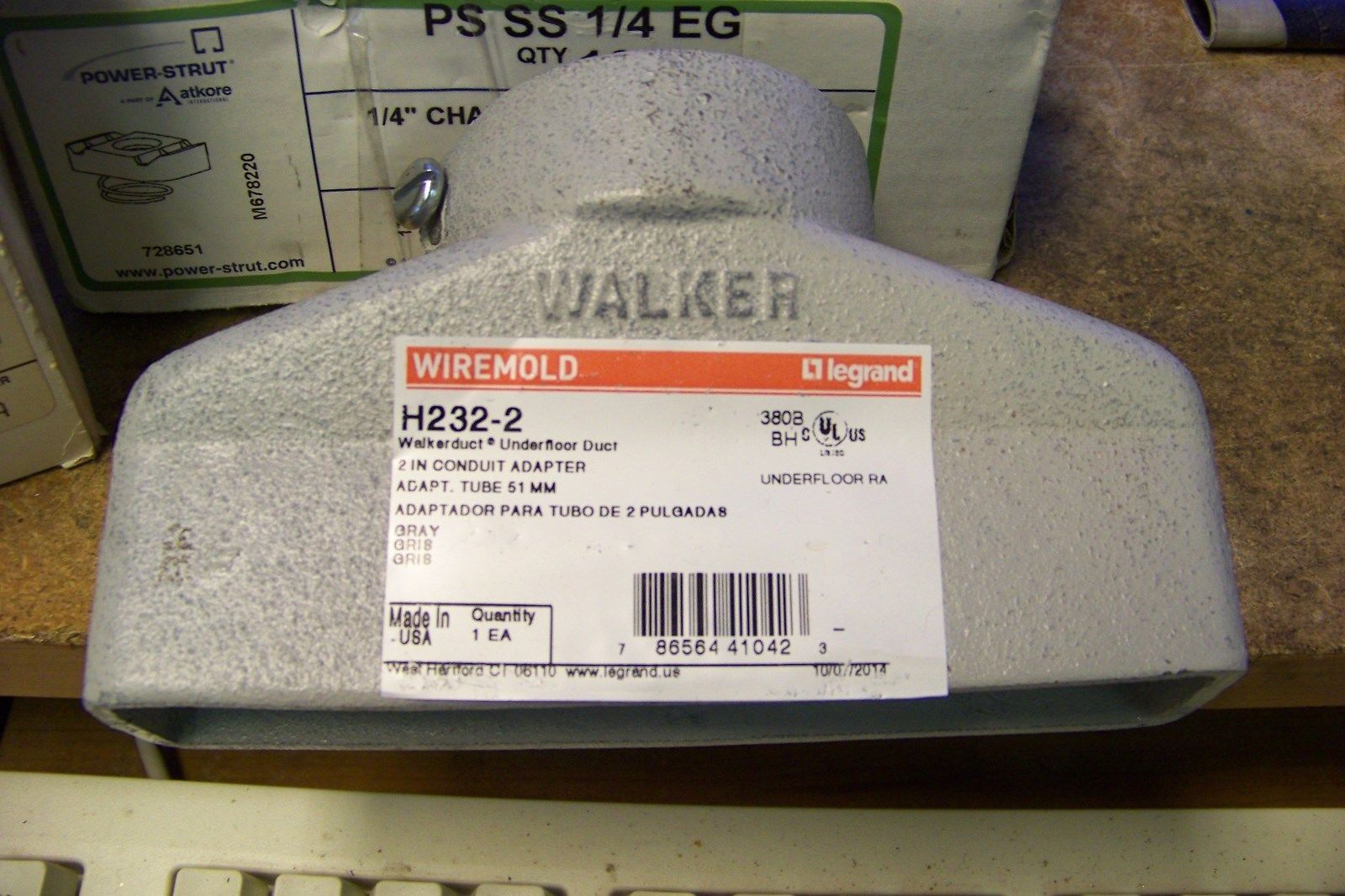 wiremold legrand h232-2 walkerduct and similar items