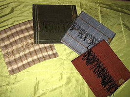 Set of 4 Babyalpaca wool / Silk scarfs, shawls - $235.00